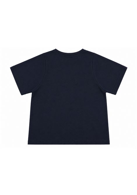 T-shirt scollo tondo CUCU' LAB | LUIGIJERSEY BLU